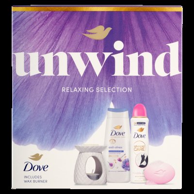 DOVE Unwind dárková sada péče o tělo