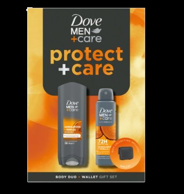 DOVE Men + care dárková sada tělové péče Sandalwood and Vanilla