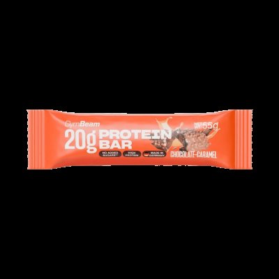 GYMBEAM 20 g protein bar proteinová tyčinka čokoláda s karamelem 55 g