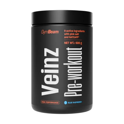 GYMBEAM Veinz Pre-workout, Blue raspberry 500 g