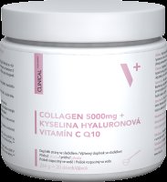 CLINICAL NUTRICOSMETICS Collagen 5000mg + kyselina hyaluronová + vitamín C & Q10, 264 g