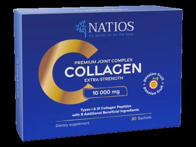 NATIOS Collagen Premium Joint Complex, Komplex na klouby, 10 000 mg 30 sáčků