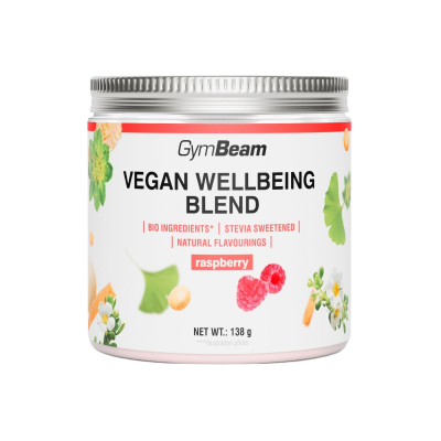 GYMBEAM Vegan Wellbeing Blend - malina 138 g