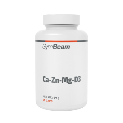 GYMBEAM Vápník-zinek-magnézium-vitamín D3, 90 kapslí