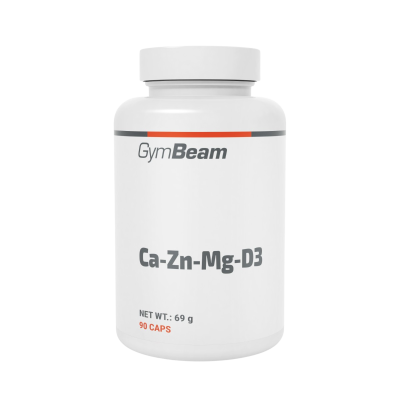 GYMBEAM Vápník-zinek-magnézium-vitamín D3, 90 kapslí