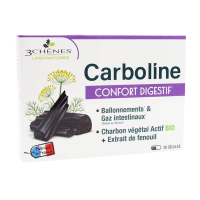 CARBOLINE Comfort Digestif rostlinné uhlí 30 kapslí
