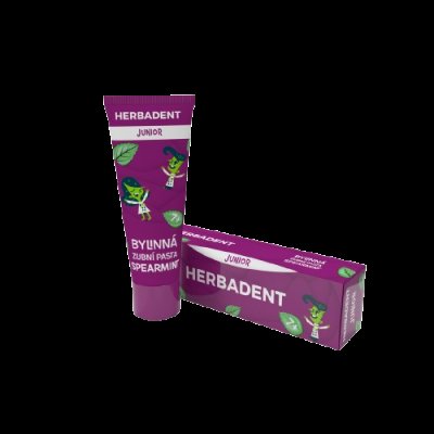 HERBADENT JUNIOR Bylinná zubní pasta Spearmint 75 g
