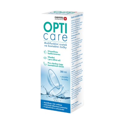 CEMIO OPTIcare, multifunkční roztok na kontaktní čočky 380 ml