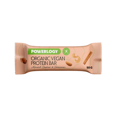 POWERLOGY Organic Vegan Protein Bar 50 g