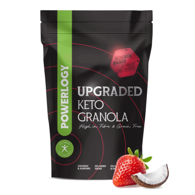 POWERLOGY Upgraded Keto Granola Strawberry 350 g