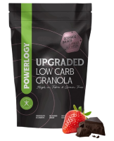 POWERLOGY Upgraded Low Carb Granola Chocolate Strawberry 350 g