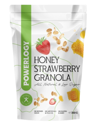 POWERLOGY Granola Honey Strawberry 350 g
