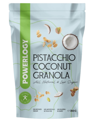POWERLOGY Granola Pistacchio Coconut 350 g