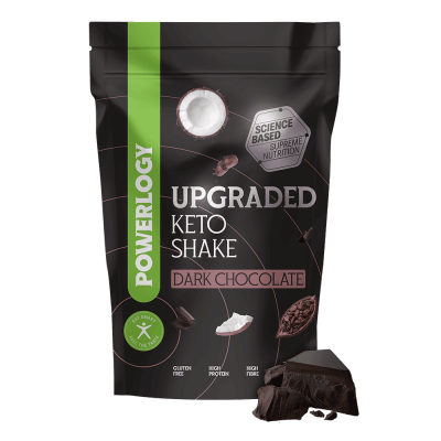 POWERLOGY Upgraded Keto Shake Dark Chocolate 600 g