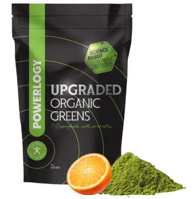 POWERLOGY Upgraded Organic Greens 300 g