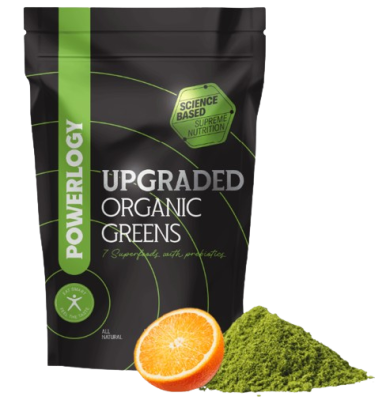 POWERLOGY Upgraded Organic Greens 300 g