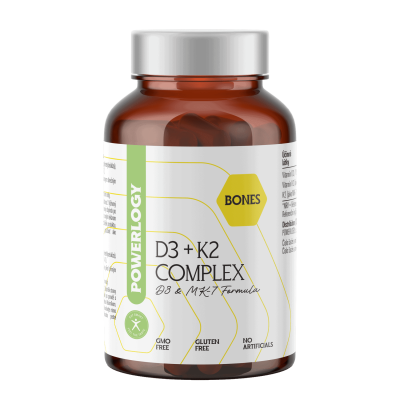 POWERLOGY D3 + K2 Complex 60 kapslí