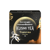 KUSMI TEA Porcovaný černý vánoční čaj Tsarevna Bio 20 sáčků