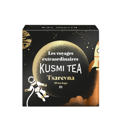 KUSMI TEA Porcovaný černý vánoční čaj Tsarevna Bio 20 sáčků
