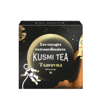 KUSMI TEA Porcovaný černý vánoční čaj Tsarevna Bio 20 sáčků