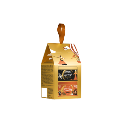 KUSMI TEA Vánoční dárkový set dvou čajových miniatur Glögg a Tsarevna 2025 2 x 20 g
