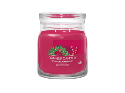 YANKEE CANDLE Signature Sparkling Winterberry Vonná svíčka 368 g