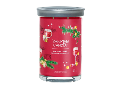 YANKEE CANDLE Signature Holiday Cheer Vonná svíčka 567 g