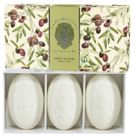 LA FLORENTINA Kazeta mýdel olivový květ 450 g