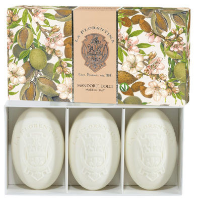 LA FLORENTINA Kazeta mýdlo sladké mandle 450 g