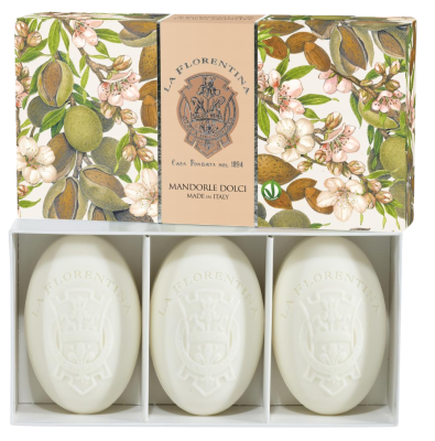 LA FLORENTINA Kazeta mýdlo sladké mandle 450 g