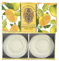 LA FLORENTINA Kazeta mýdel Agrumi di Boboli 2 x 115 g