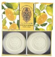LA FLORENTINA Kazeta mýdel Agrumi di Boboli 2 x 115 g