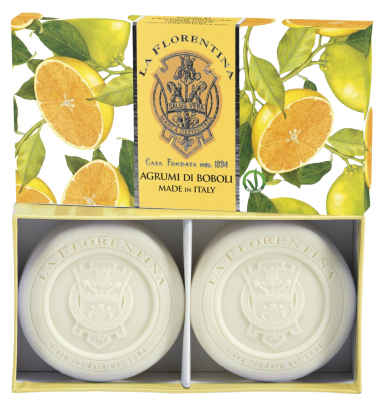 LA FLORENTINA Kazeta mýdel Agrumi di Boboli 2 x 115 g