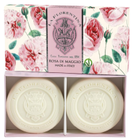 LA FLORENTINA Kazeta mýdel Rosa di Maggio 2 x 115 g