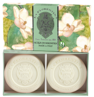 LA FLORENTINA Kazeta mýdel Acqua di Magnolia 2 x 115 g