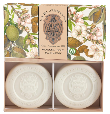LA FLORENTINA Kazeta mýdel Mandorle Dolci 2 x 115 g