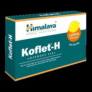Himalaya Herbals Koflet-H Lemon pastilky s medem 12 ks