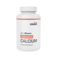 GYMBEAM Chewable, Vápník, tablety na cucání grep 90 tablet