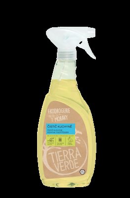 TIERRA VERDE Čistič kuchyně s BIO silicí citronové trávy (rozprašovač) 750 ml