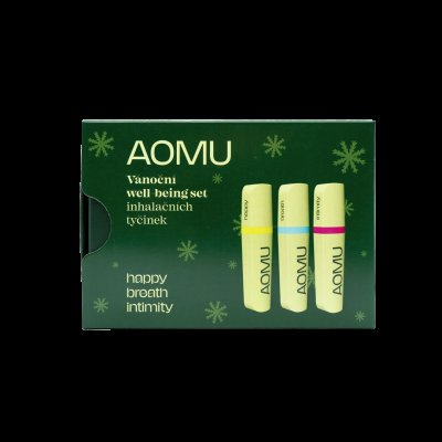 AOMU Vánoční well-being set inhalačních tyčinek