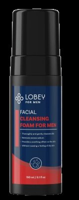 LOBEY Čisticí pěna na obličej pro muže 150 ml