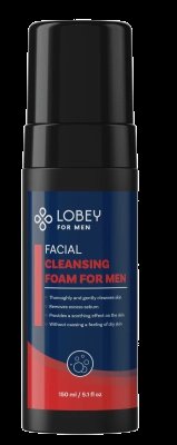 LOBEY Čisticí pěna na obličej pro muže 150 ml