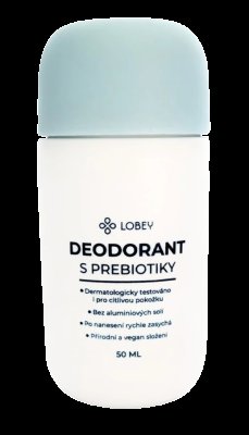 LOBEY Deodorant s prebiotiky 50 ml