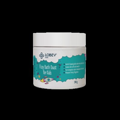 LOBEY Šumivý prach do koupele pro děti 200 ml