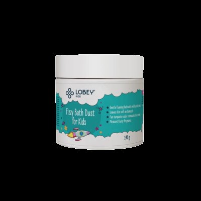 LOBEY Šumivý prach do koupele pro děti 140 g