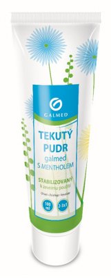 Galmed tekutý pudr s mentolem tuba 100 g