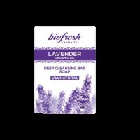 BIOFRESH Hloubkově čistící mýdlo s organickým levandulovým olejem Lavender 100 g