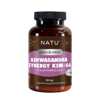 NATU Natural Extract, Ashwagandha extrakt KSM-66 (5% withanolidů) s piperinem 90 kapslí