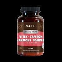 NATU Natural Extract, Drmek extrakt (1% agnusidů) se šafránem 90 kapslí