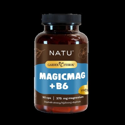 NATU Garden Fusion, Hořčík bisglycinát (magnesium) + vitamin B6 90 kapslí 90 kapslí